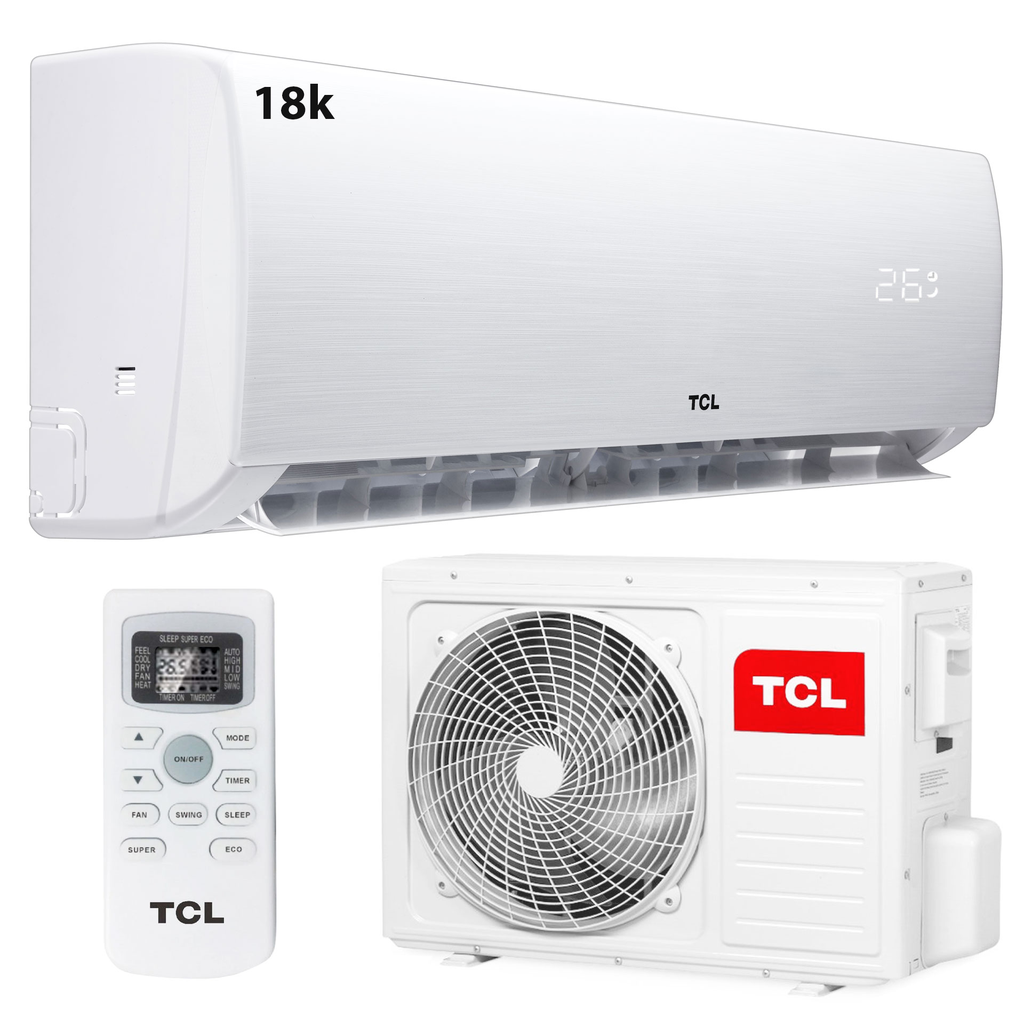 [SKU-000045] AIRE ACONDICIONADO  SPLIT TCL 18BTU TAC-18CSAI/TPPRO